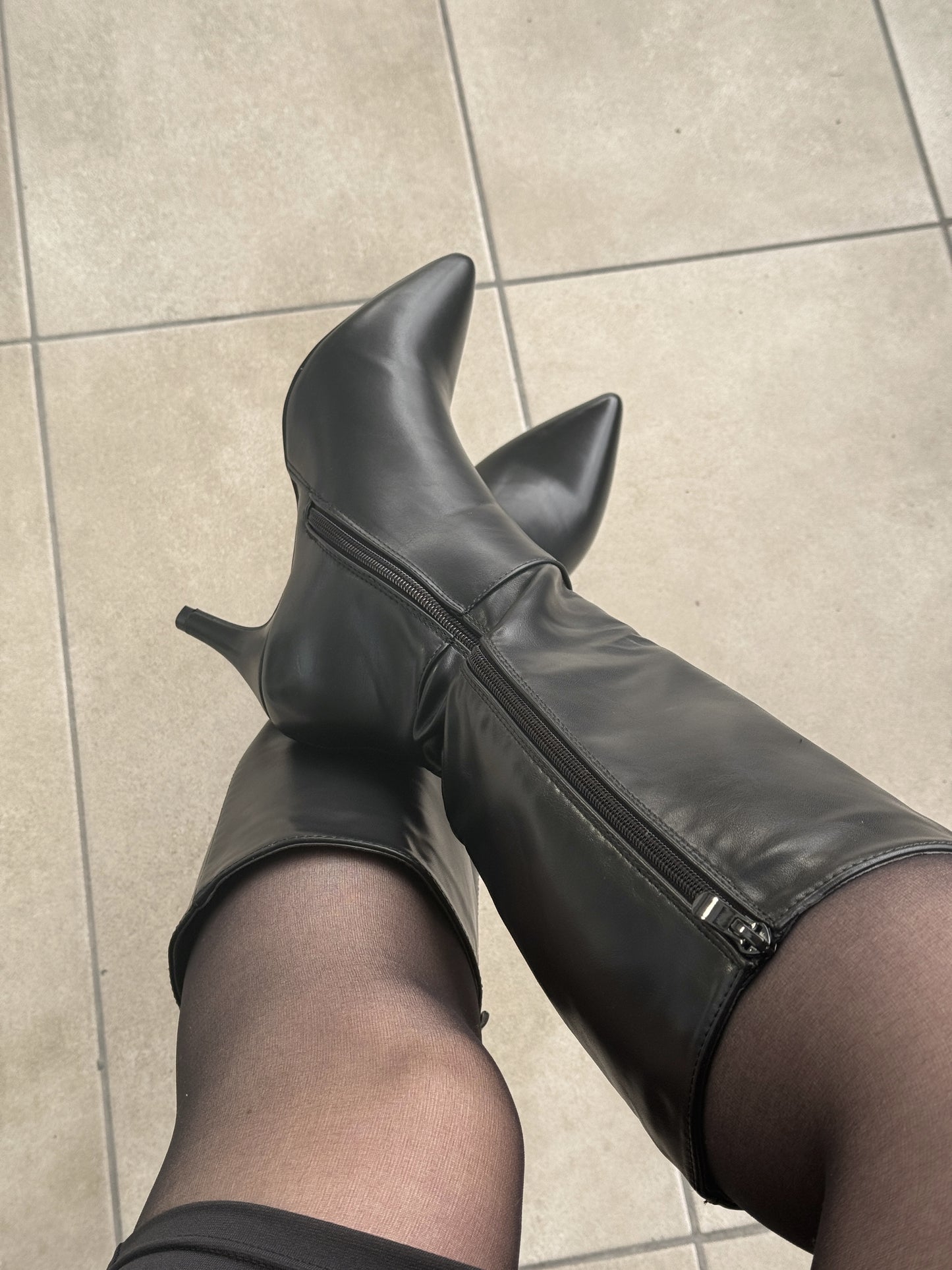 Botas negras taco 4 cm