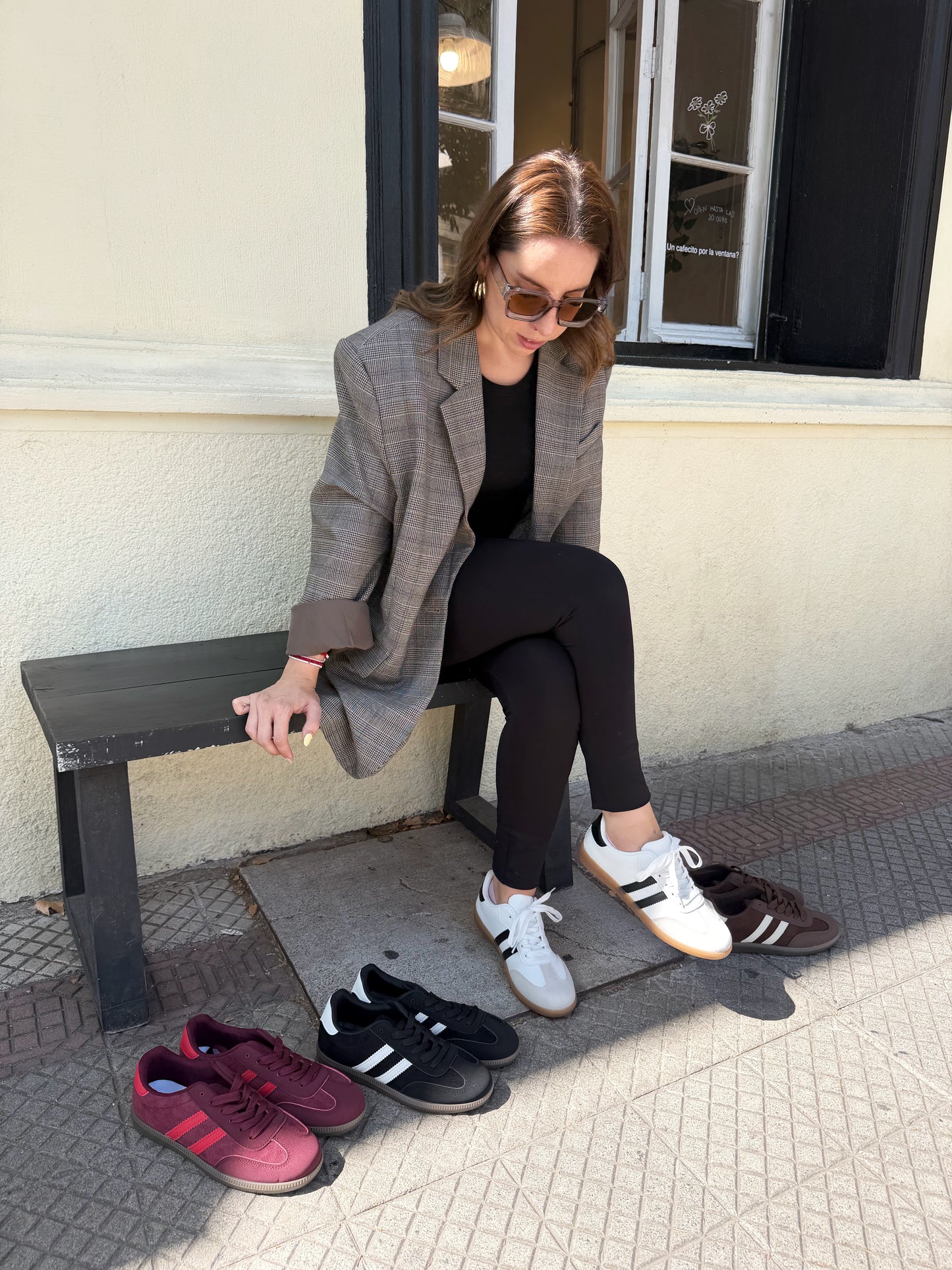 Zapatillas Estilo Samba GB692 - Negra