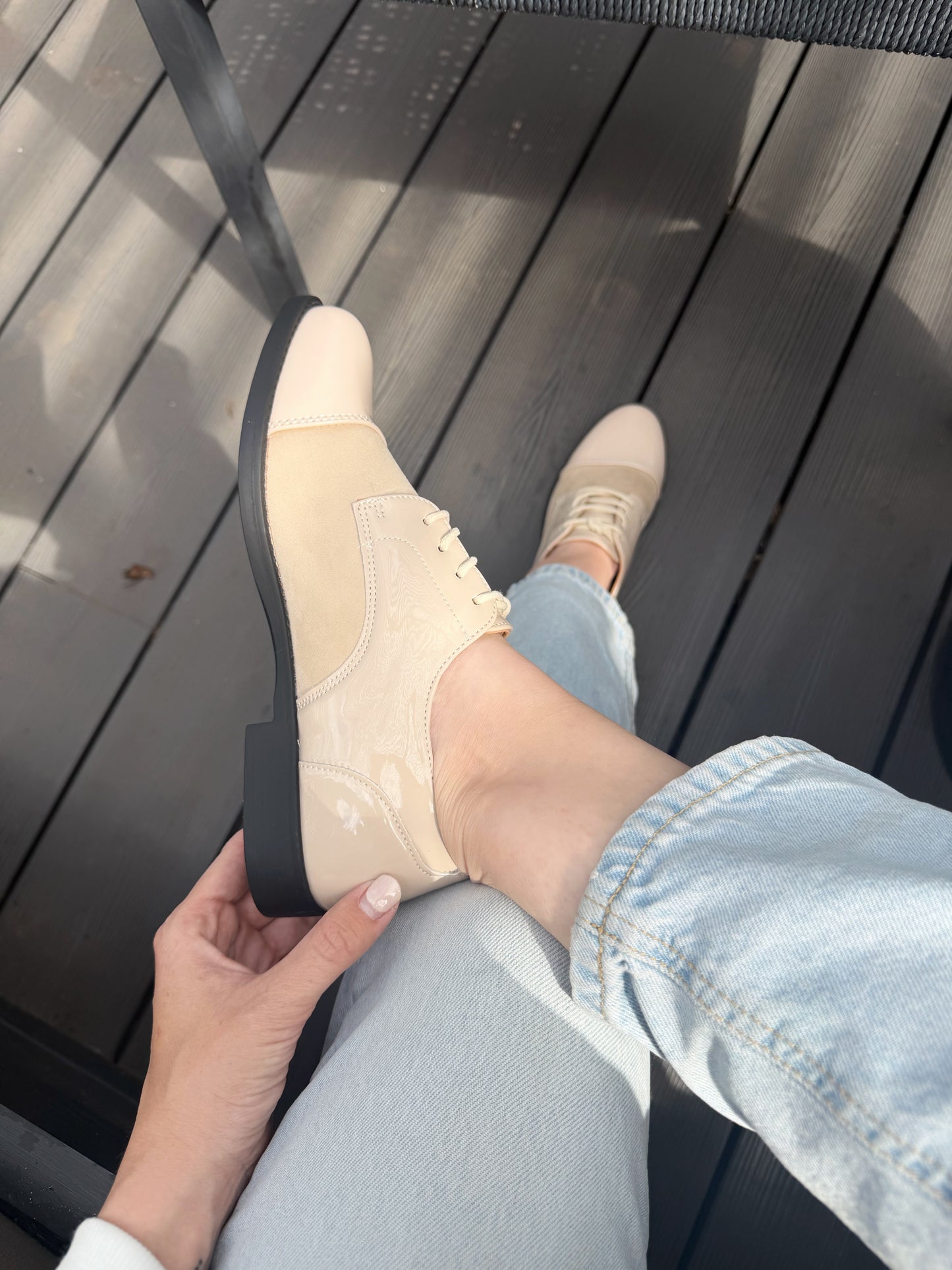 Mocasines Oxford 3G10 - Beige