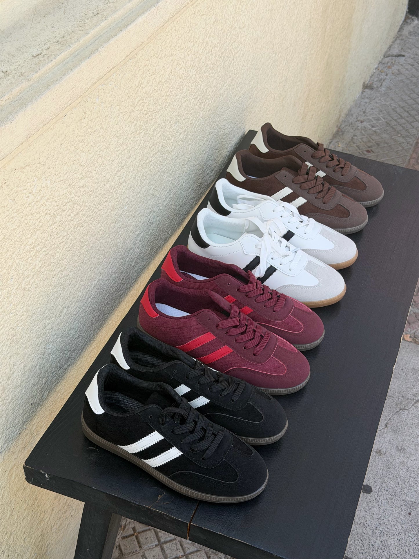 Zapatillas estilo Samba GB692 - Burdeo