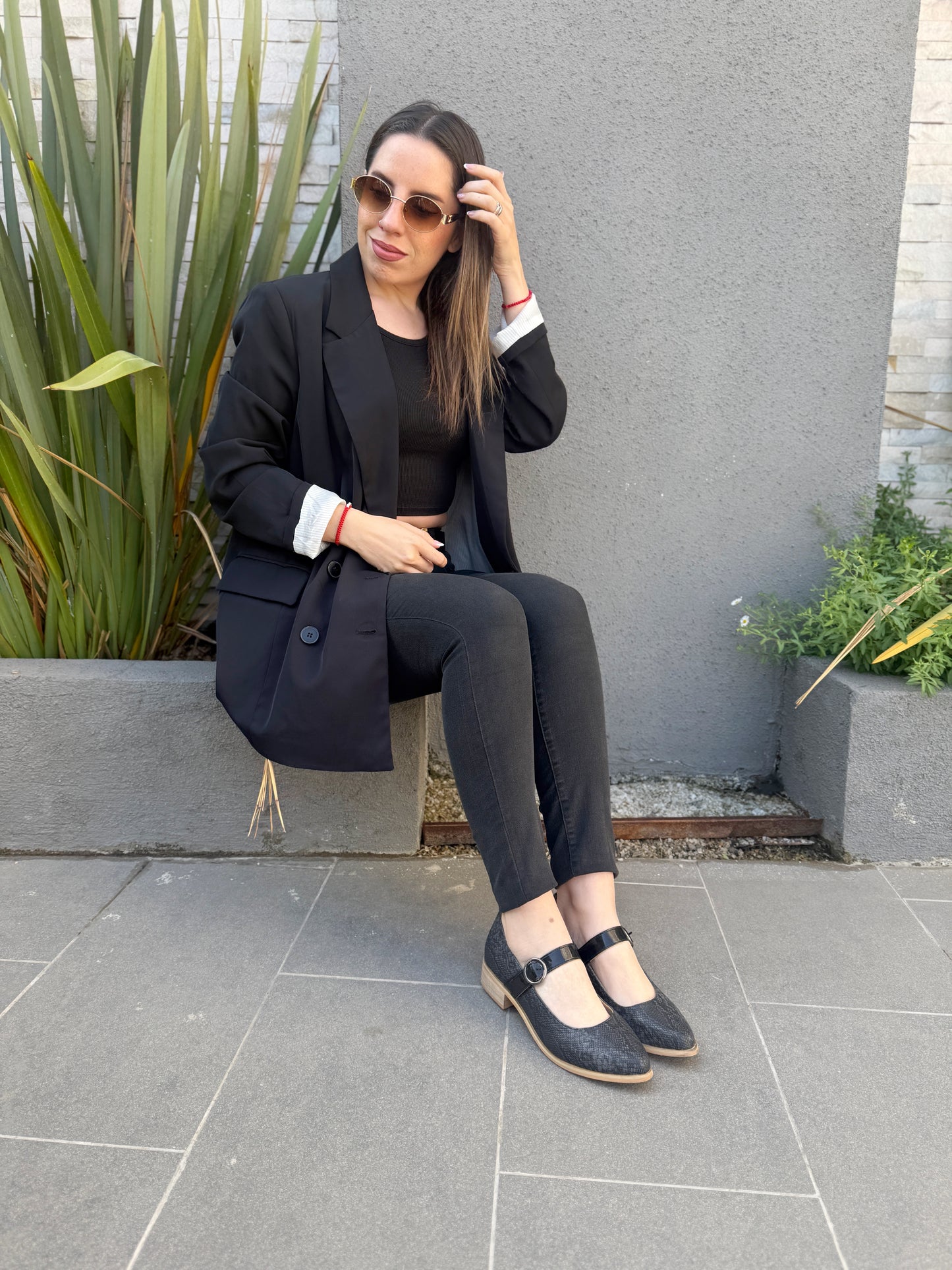 Mocasines negros 24-1