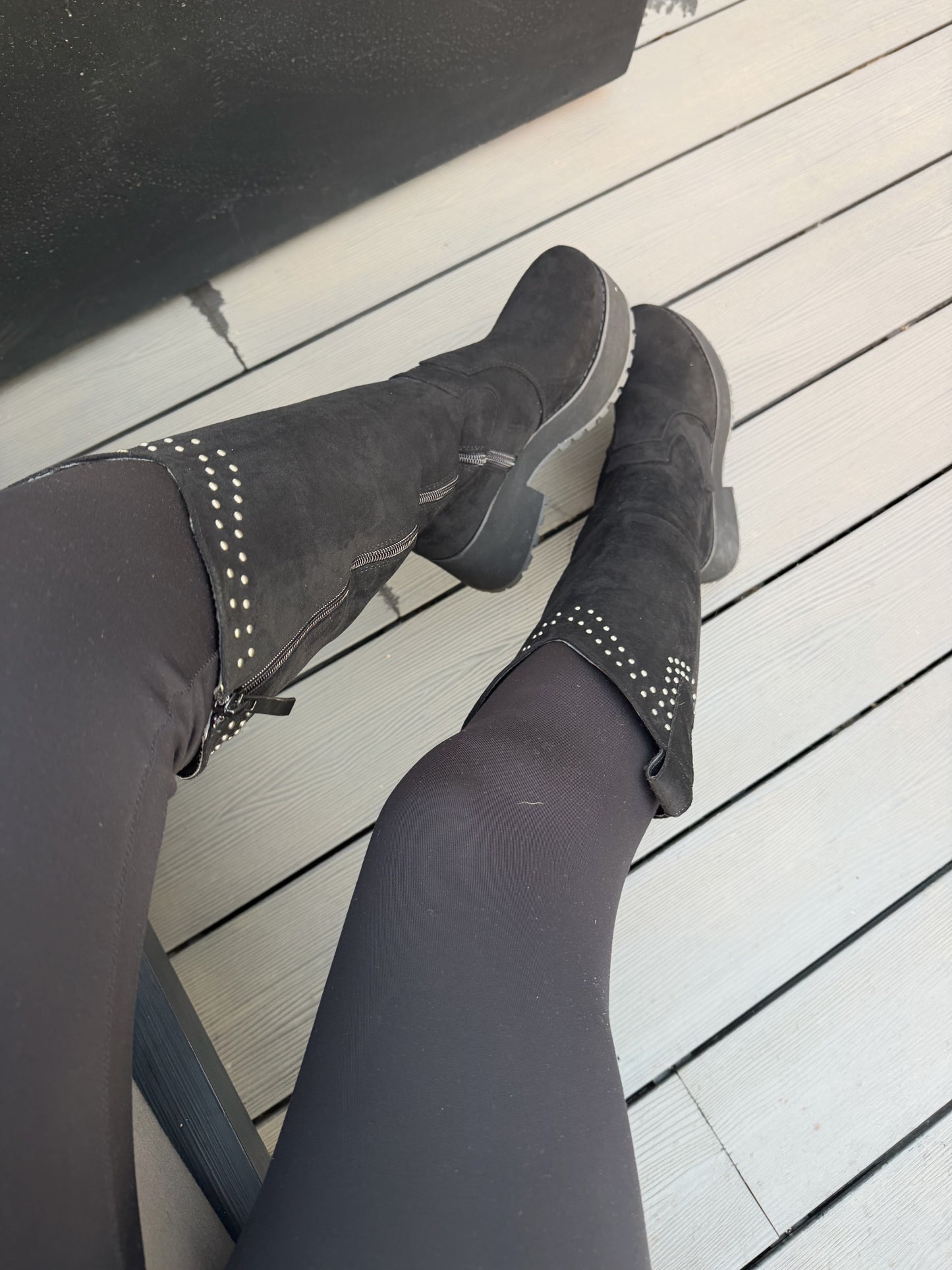 Bota Larga R63 - Negra