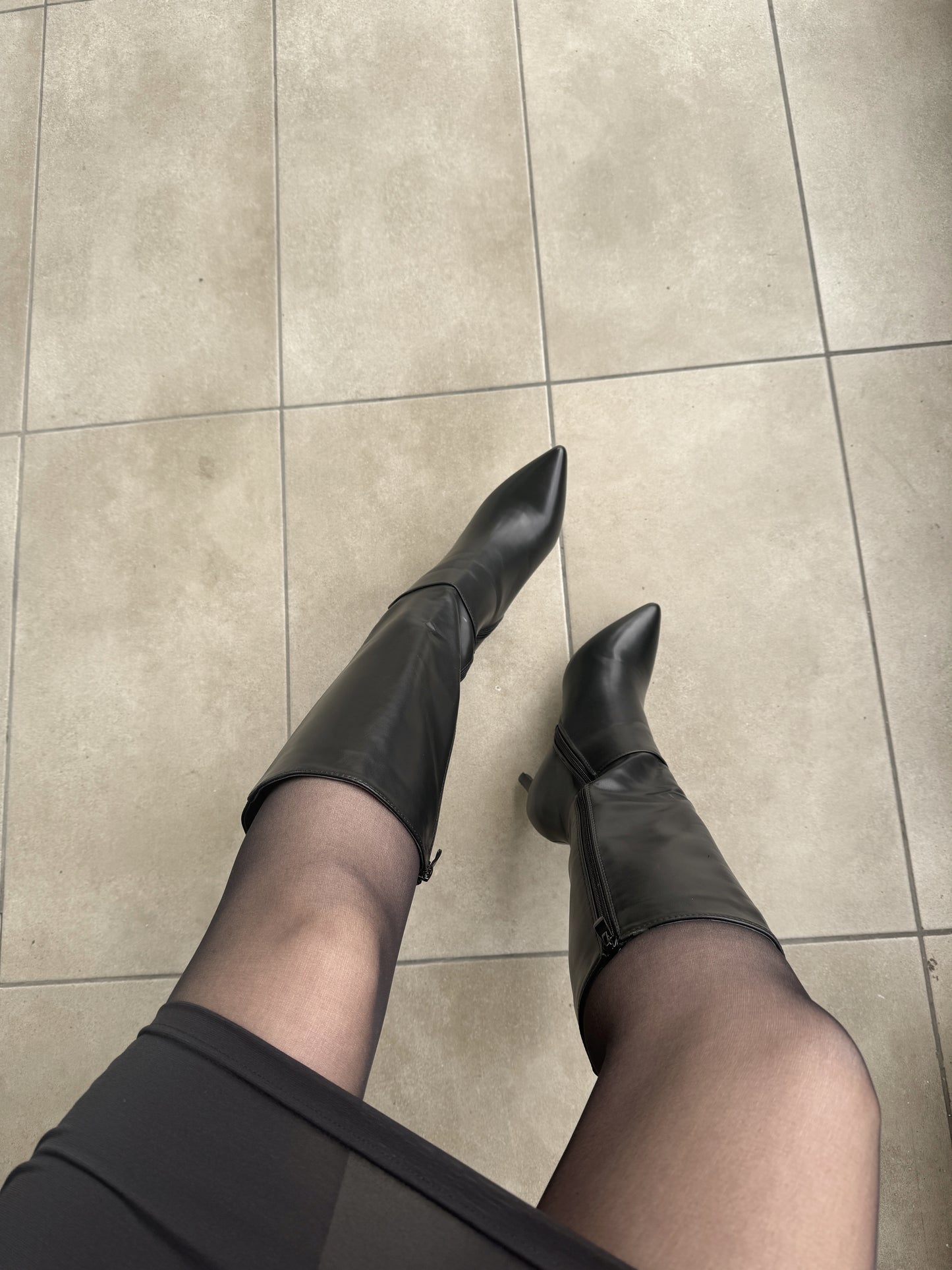 Botas negras taco 4 cm