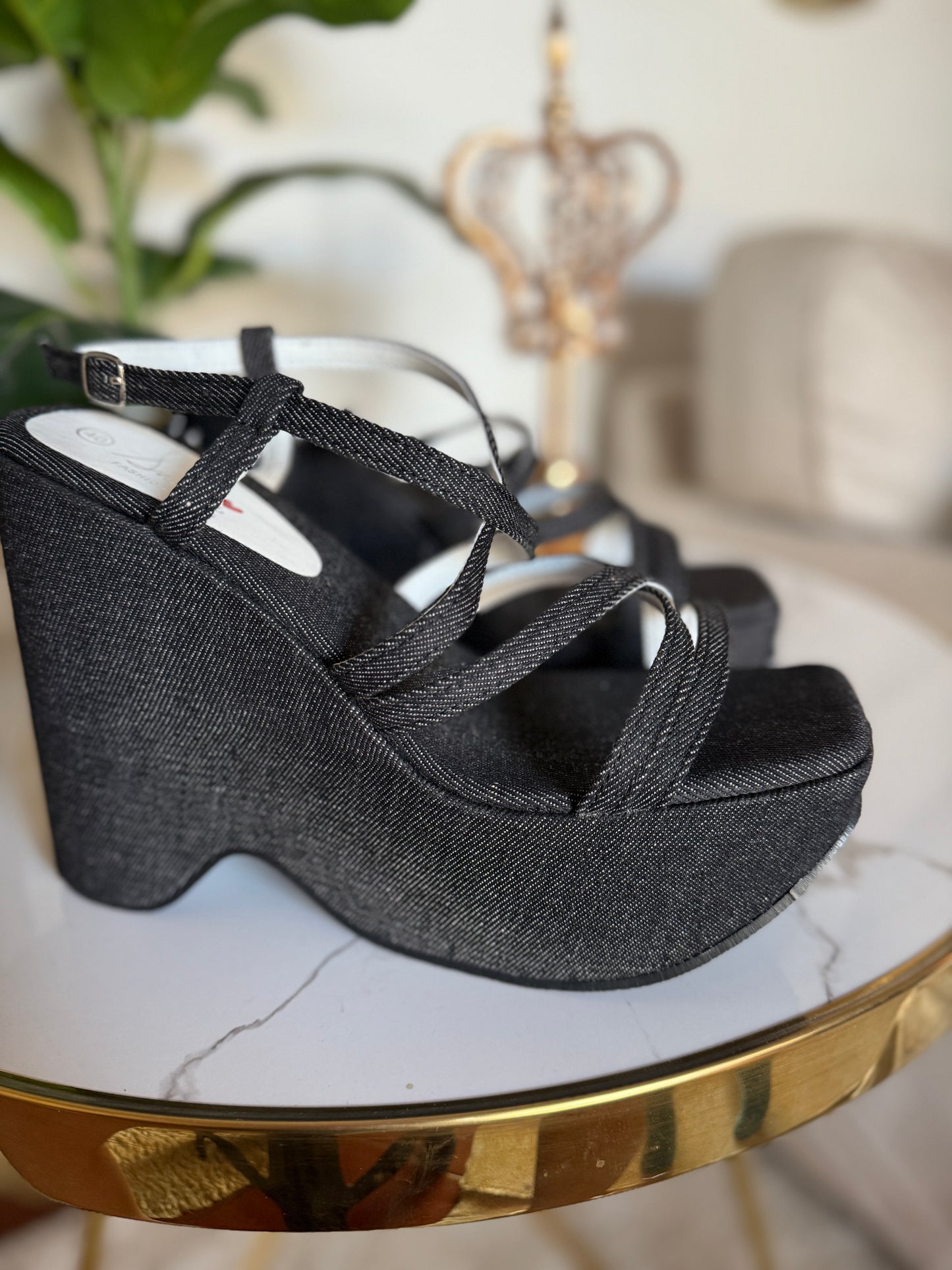 Sandalias de mujer- Negro
