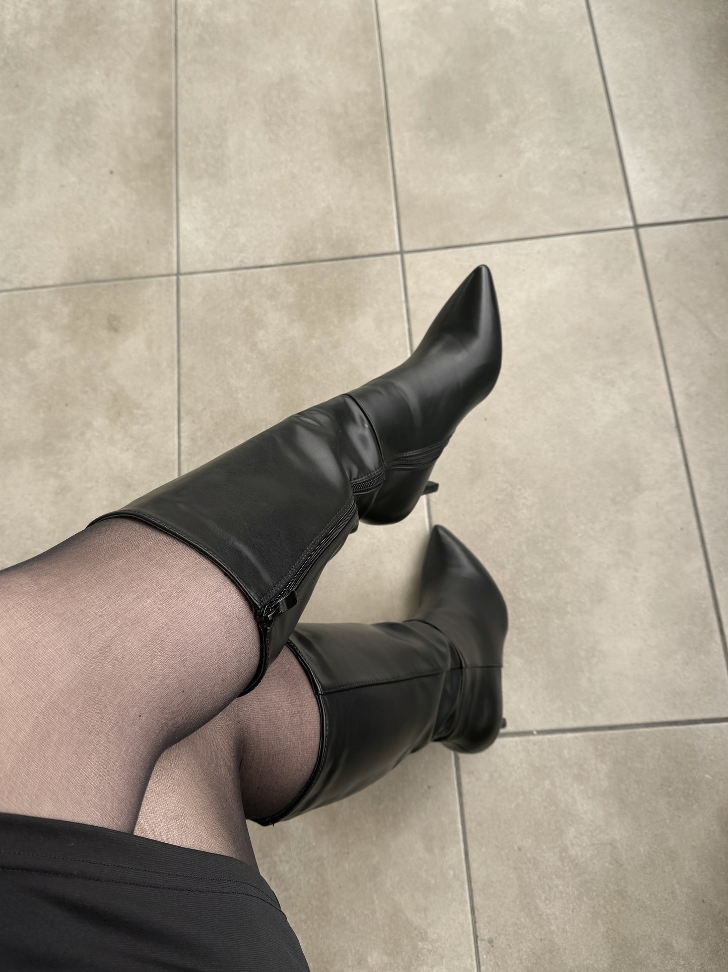 Botas negras taco 4 cm
