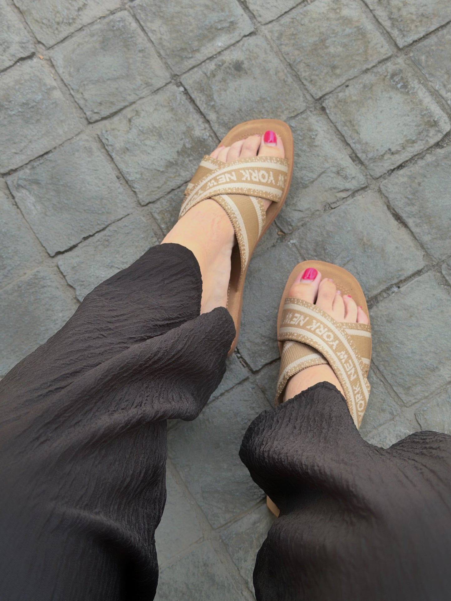 Sandalia New York KD96 - Beige