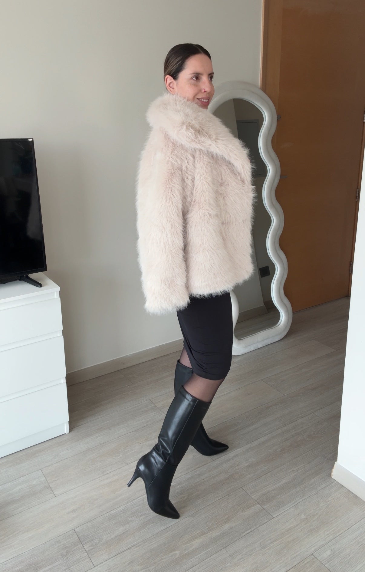 Botas negras taco 4 cm