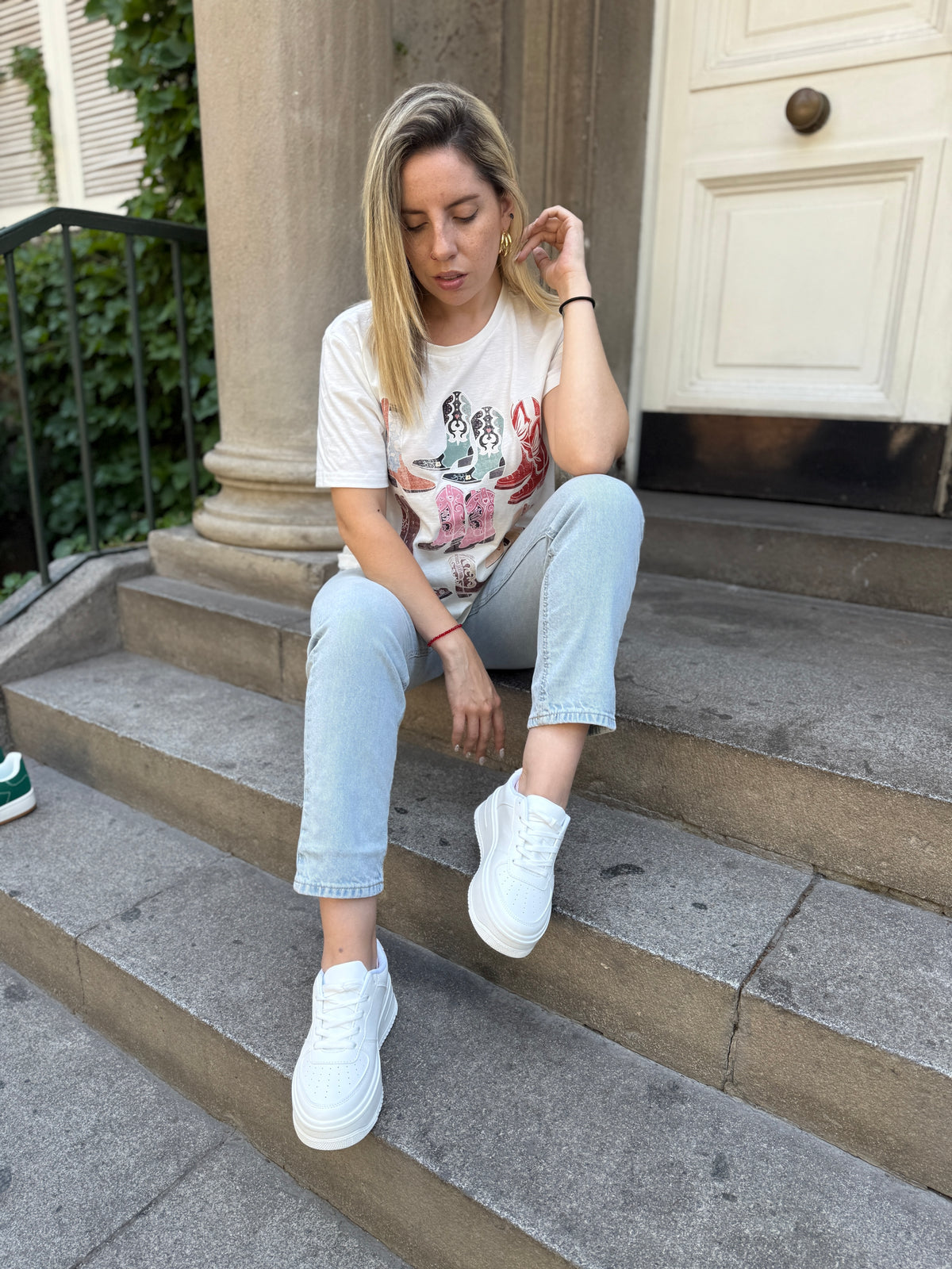 Zapatillas estilo Nike S01A - Blanca