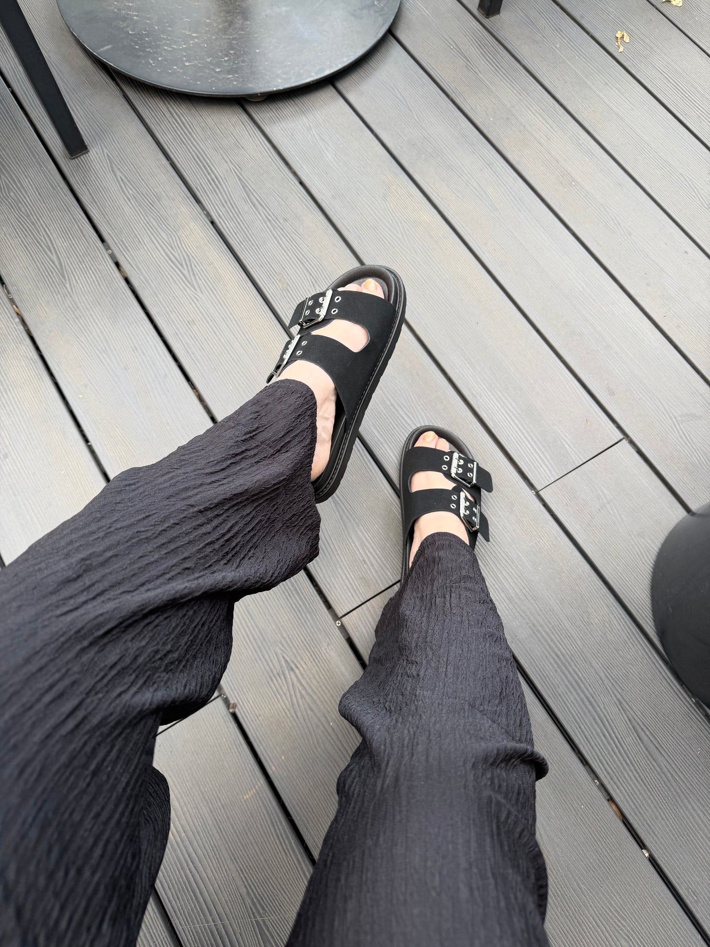 Sandalia S-HY4523/ Negra