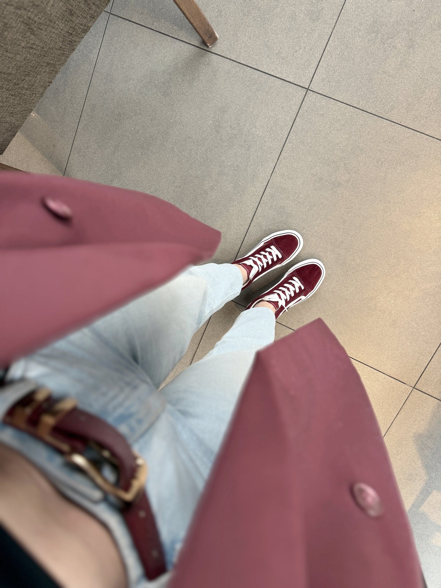 Estilo vans burdeo - D07