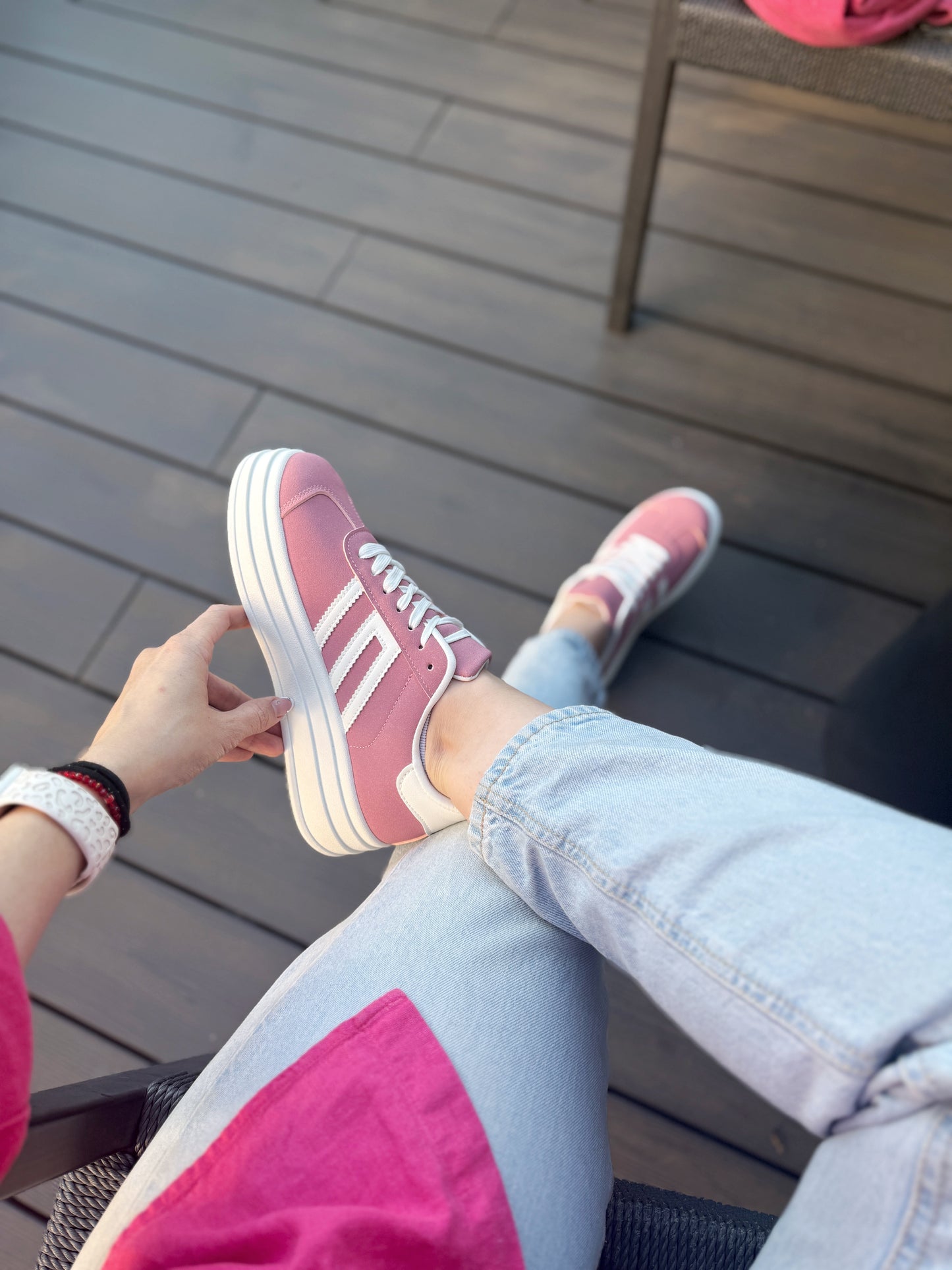 Zapatillas Samba Rosadas