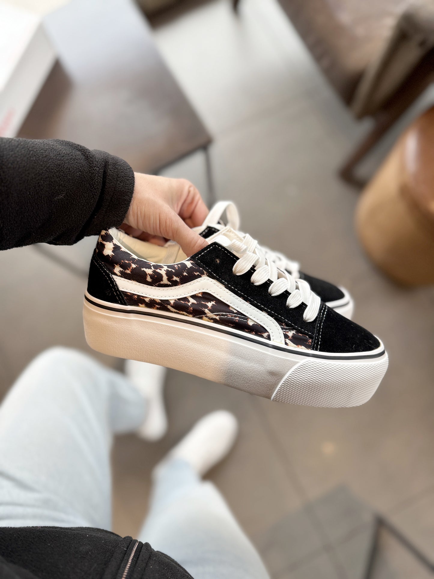 Estilo vans leopardo - D07