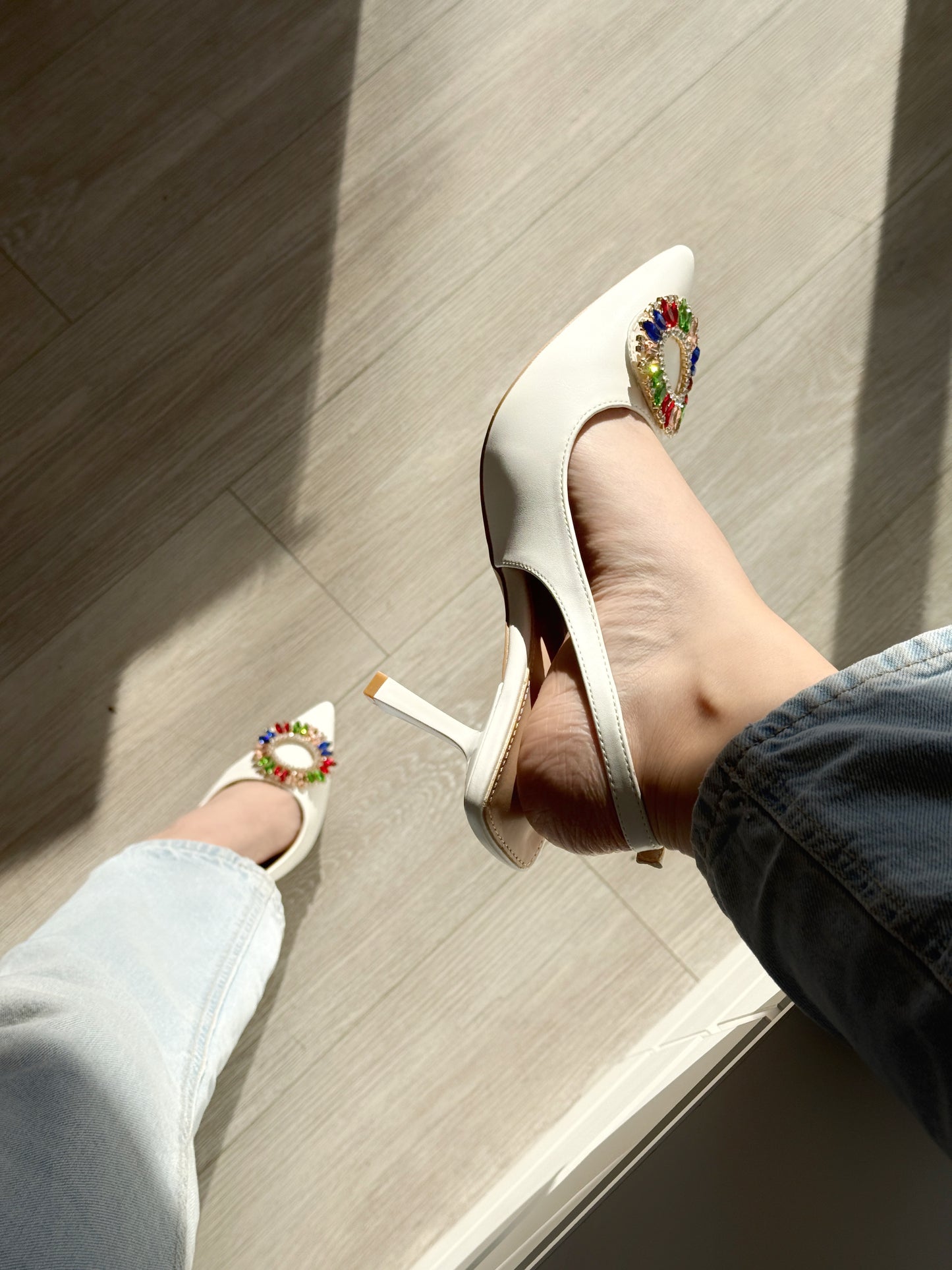 Puntillas blancas