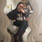 Botas tachas - chocolate