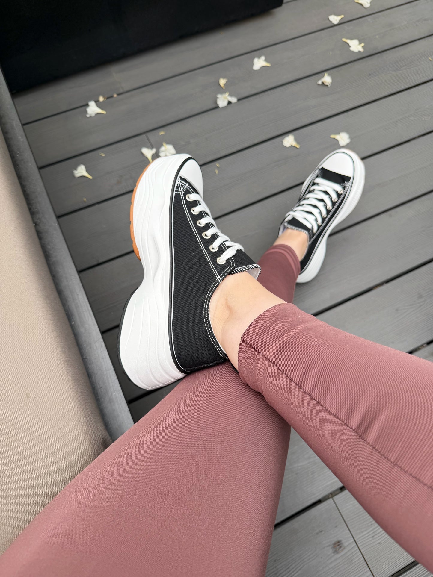 Zapatillas estilo converse PG5217- Negro