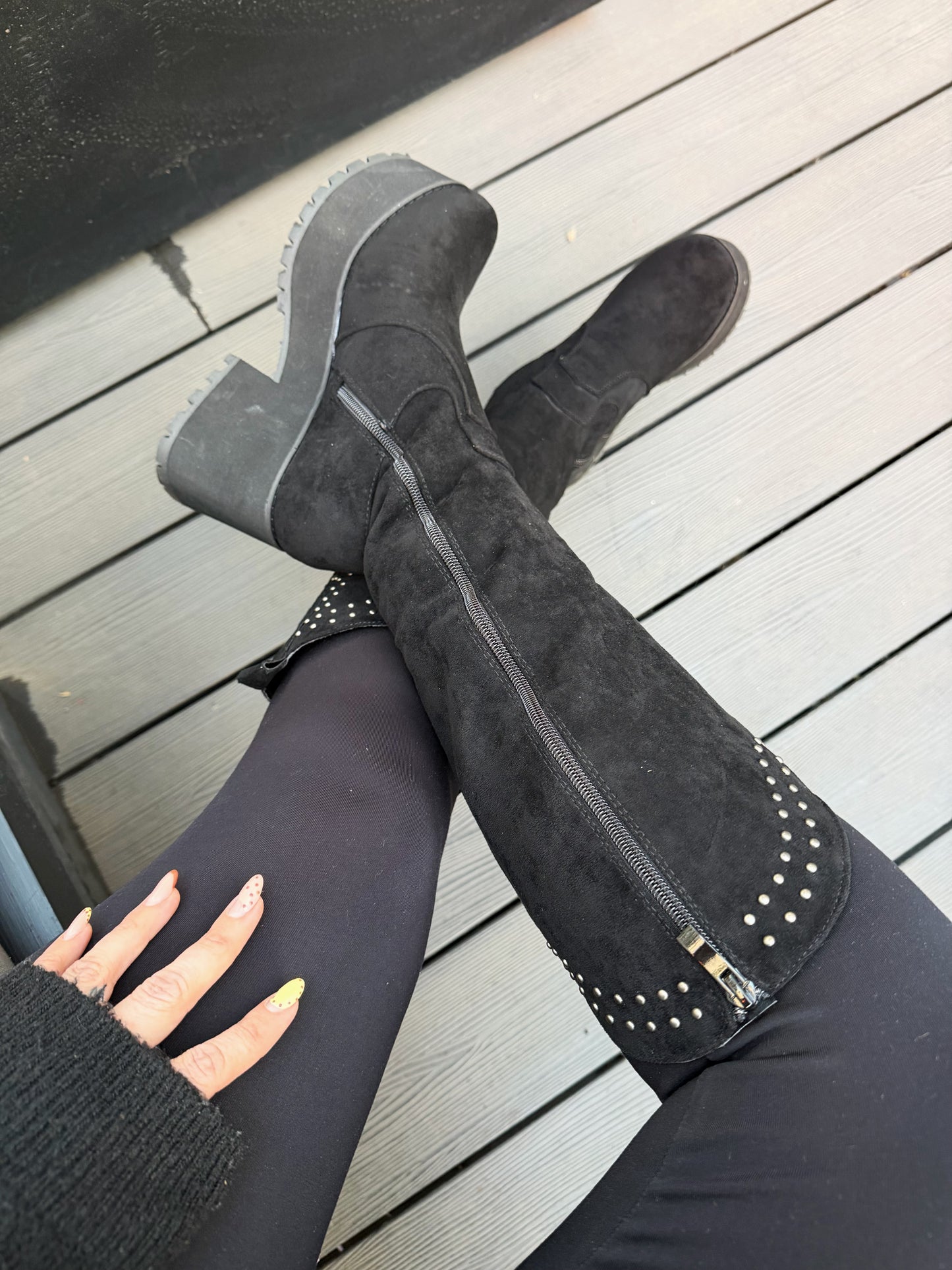 Bota Larga R63 - Negra