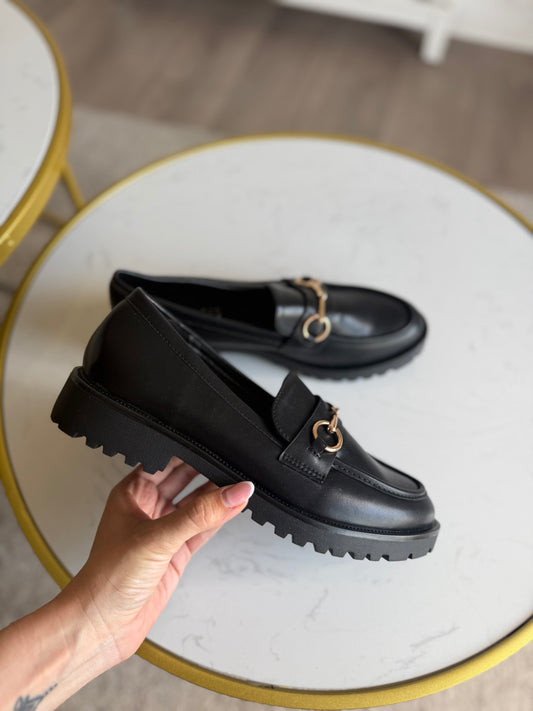 Mocasines 3G19-1a - Negro
