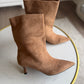 Botas T46 baby taco - Camel