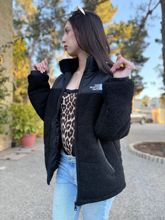 Parka TEDDY negra TNF