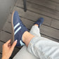 zapatilla estilo samba GB692- Azul