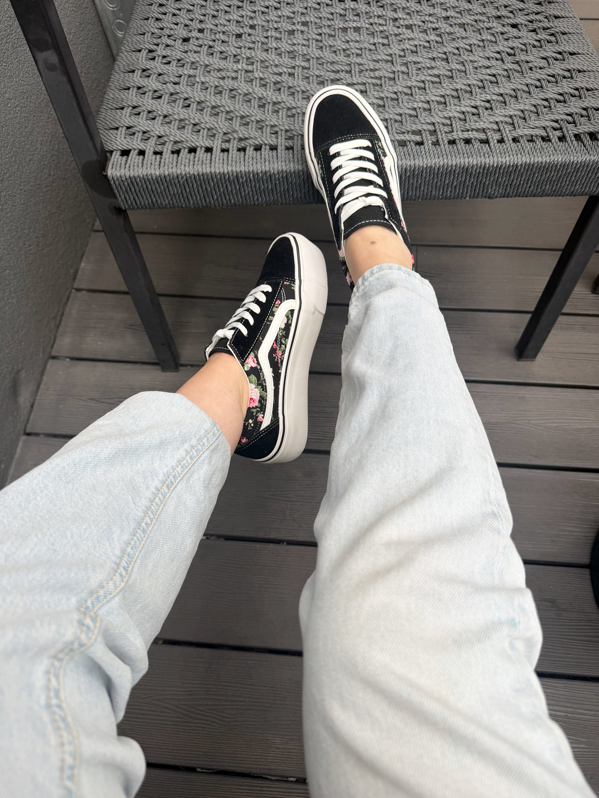 Zapatilla estilo Vans D09 - Negra