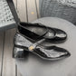Mocasines broche 5x03 - Negro