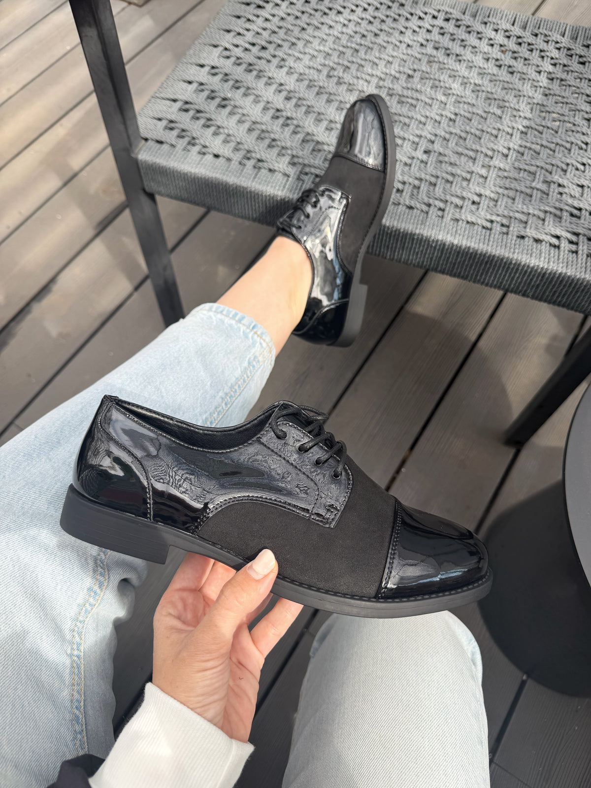 Mocasín Oxford 3G10- Negro