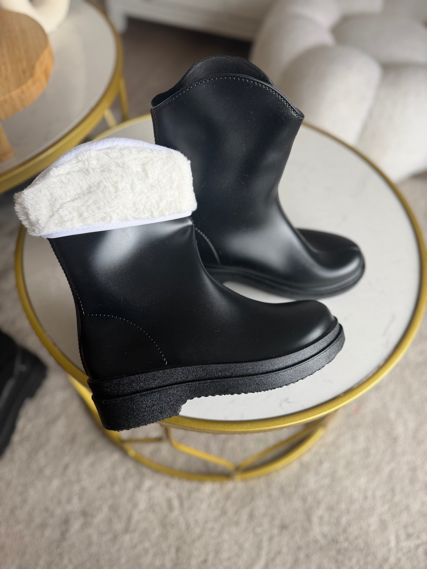 Botas de agua cortas- Polar removible