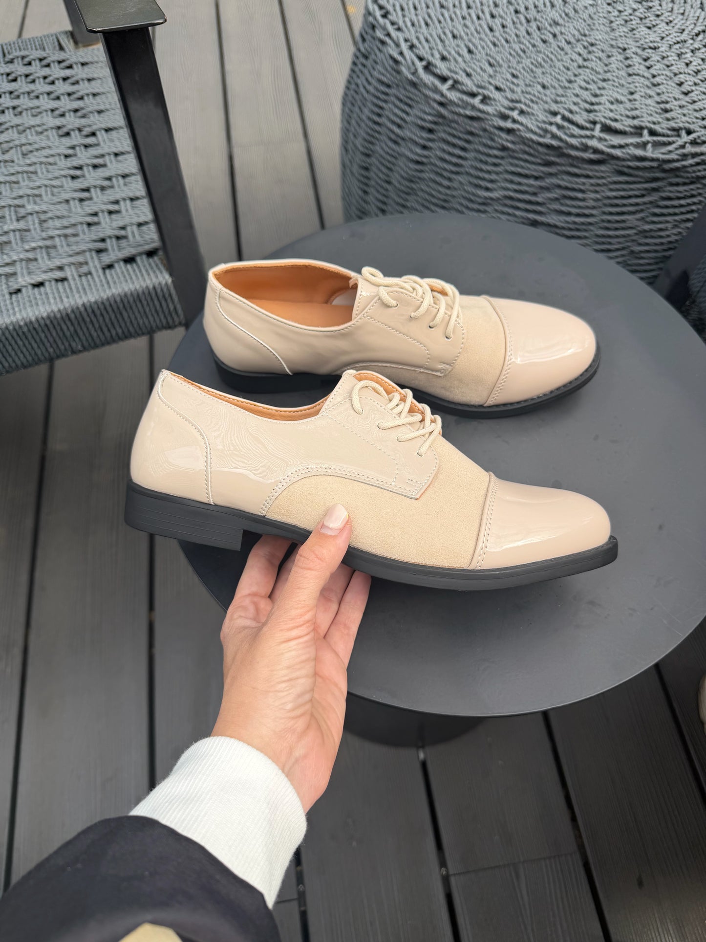 Mocasines Oxford 3G10 - Beige