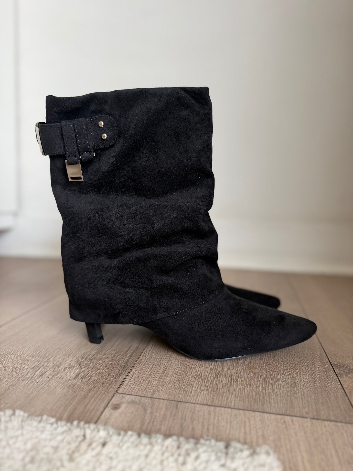 Botas baby taco - 2703 Negras