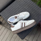 Zapatillas estilo samba GB685- Blanca
