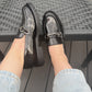 Mocasín charol 3G19 - Negro