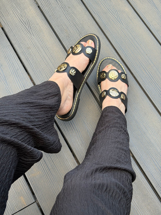 Sandalias G2521- Negro