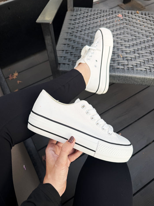 Zapatillas Lona blanca - 2J04-10