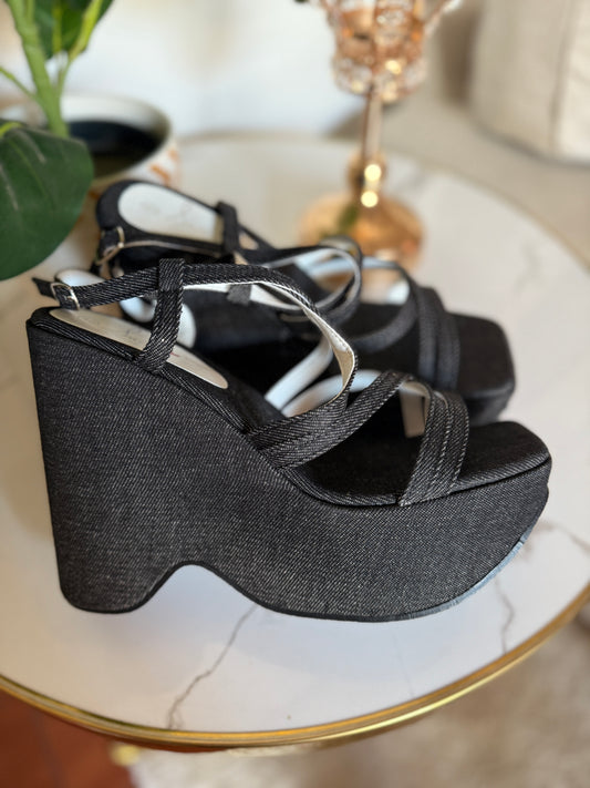 Sandalias de mujer- Negro