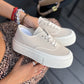 Zapatillas de mujer - Beige