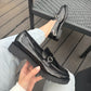 Mocasín charol 3G19 - Negro