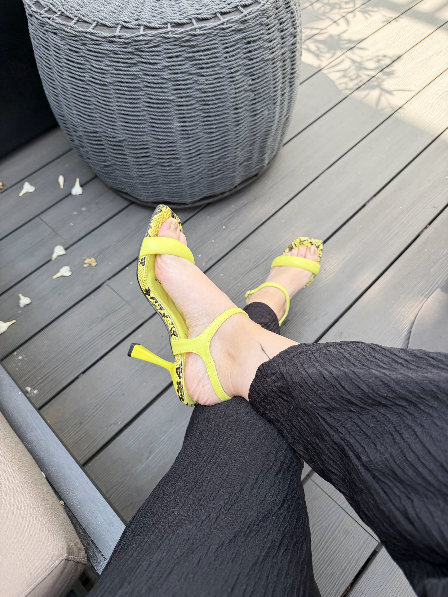 Sandalia serpiente ZD-66- Verde