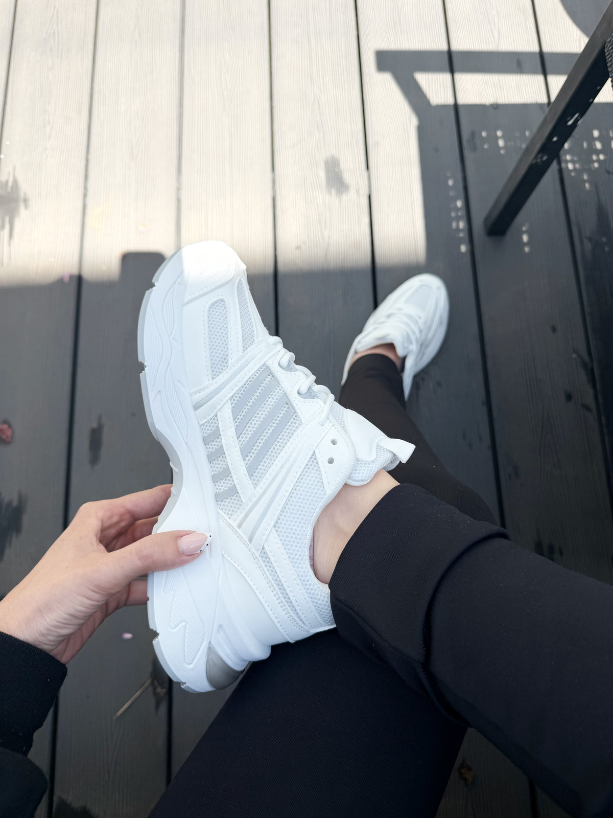 Zapatillas deportivas 6J11 - Blanca