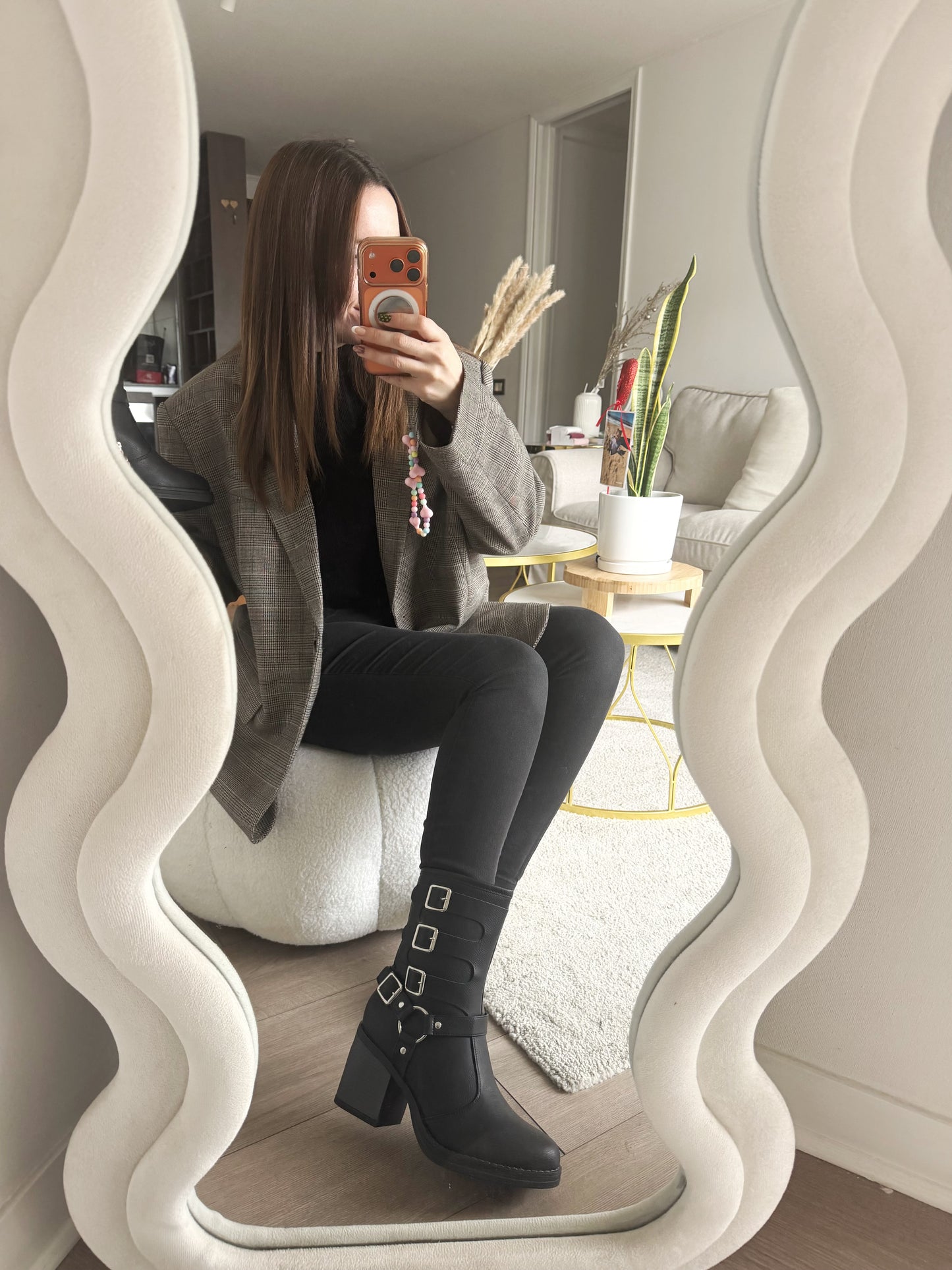 Botas hebillas 22-11 - Negra