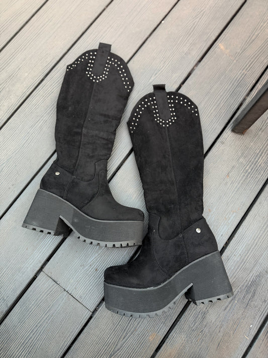 Bota Larga R63 - Negra