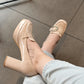 Mocasines Beige hebilla -W118