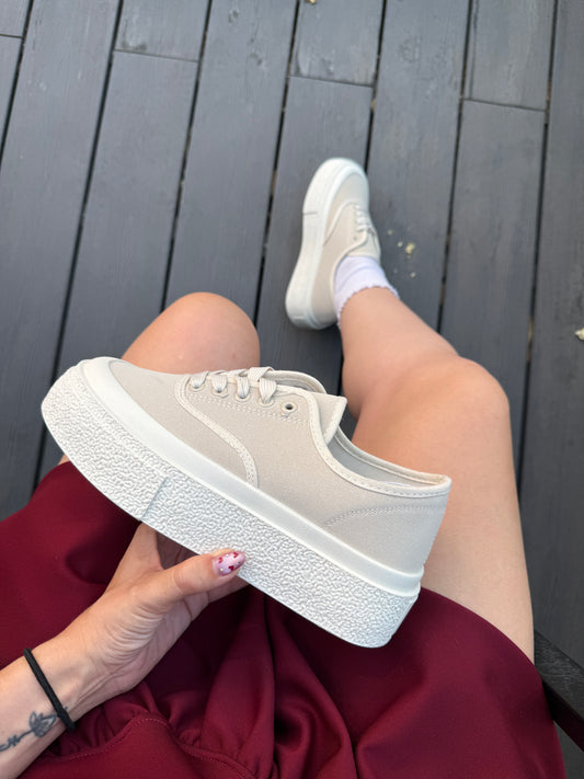 Zapatillas de mujer - Beige