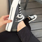 Zapatillas negras ecocuero - 2J01-1