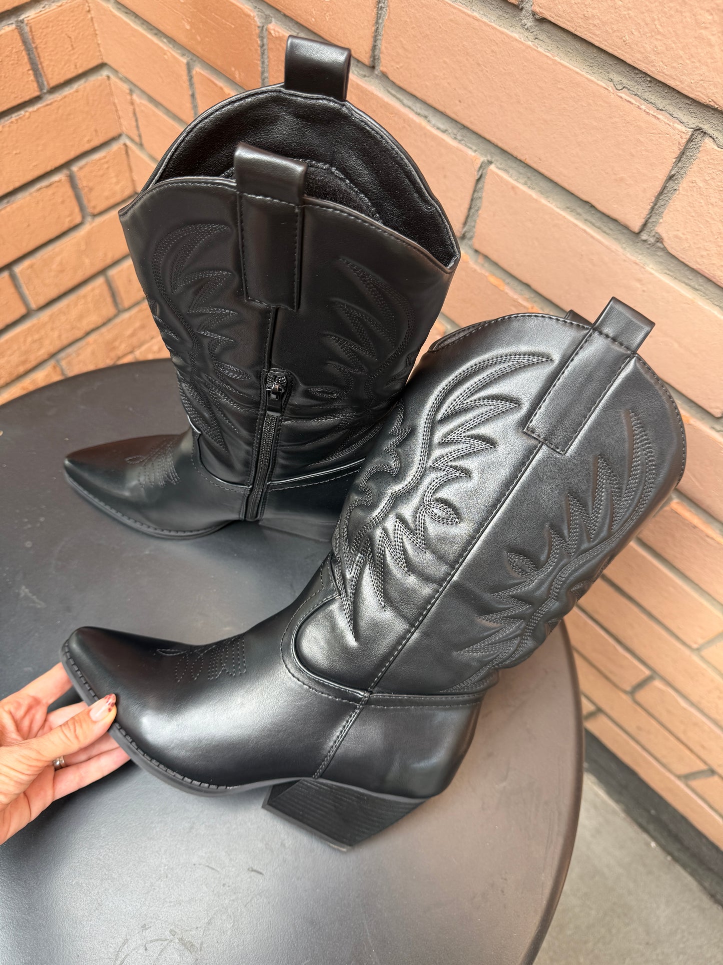 Botas texanas negras