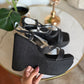 Sandalias de mujer- Negro