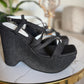 Sandalias de mujer- Negro