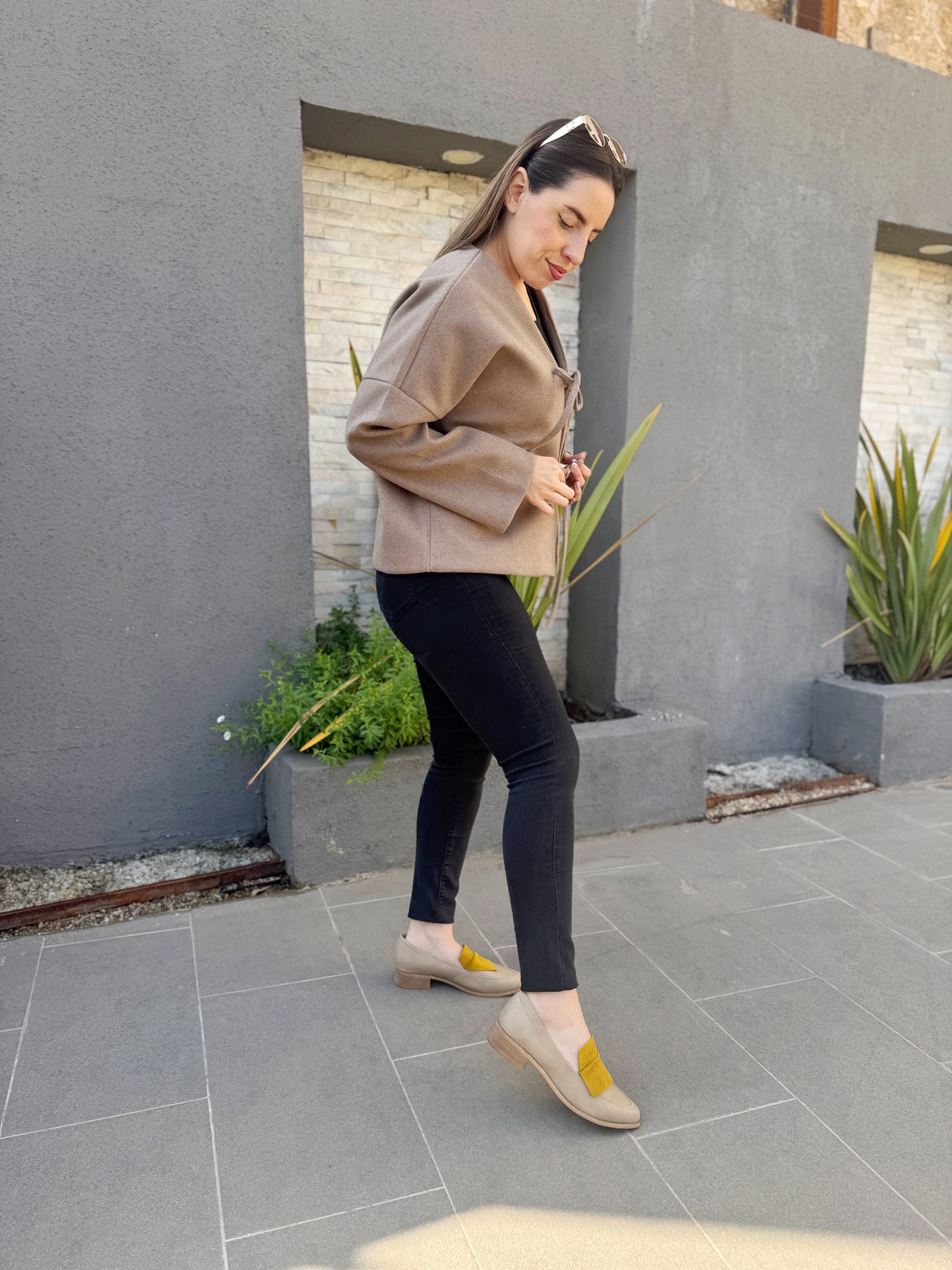 Mocasines beige 28-5
