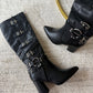 Botas largas tachas