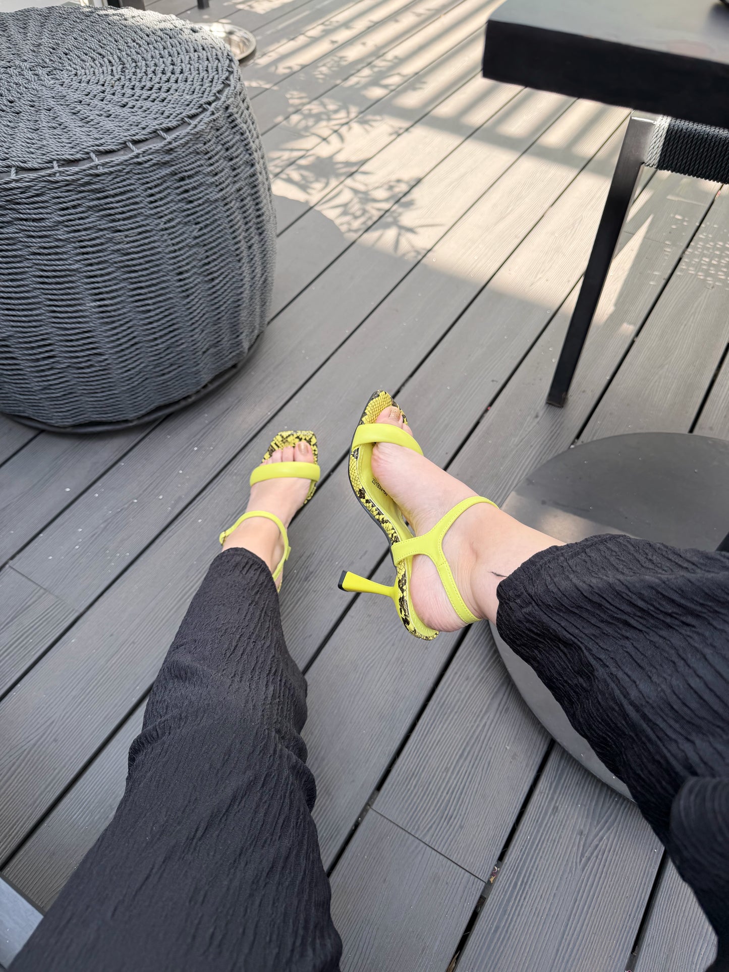 Sandalia serpiente ZD-66- Verde